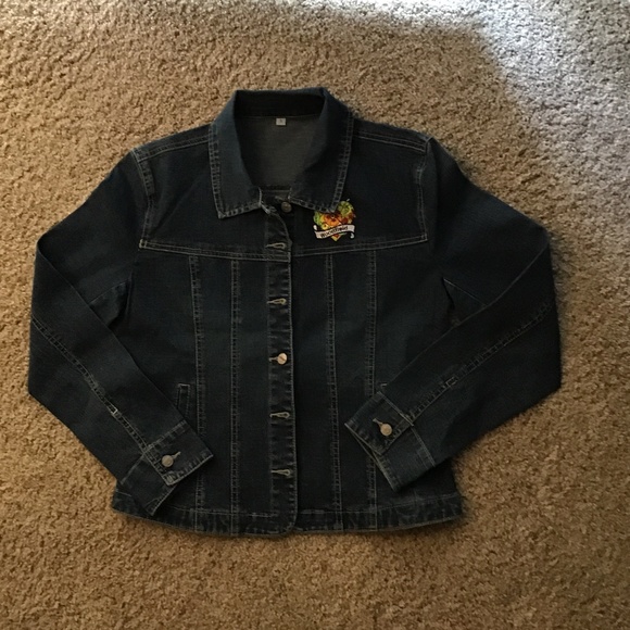 Brighton Embroidered Jean Jacket LNWT - Picture 4 of 8